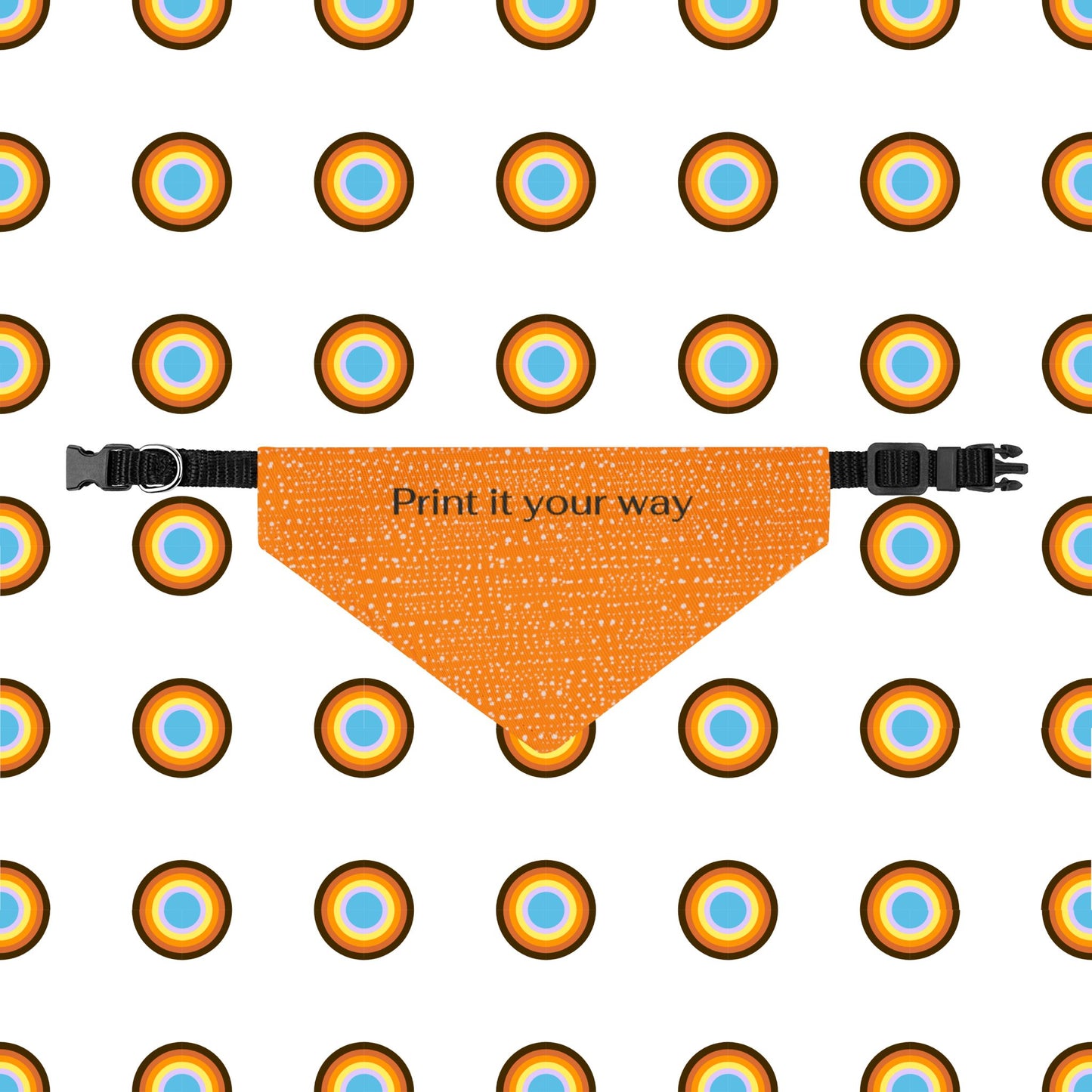 Personalizable Clip-On Pet Bandana