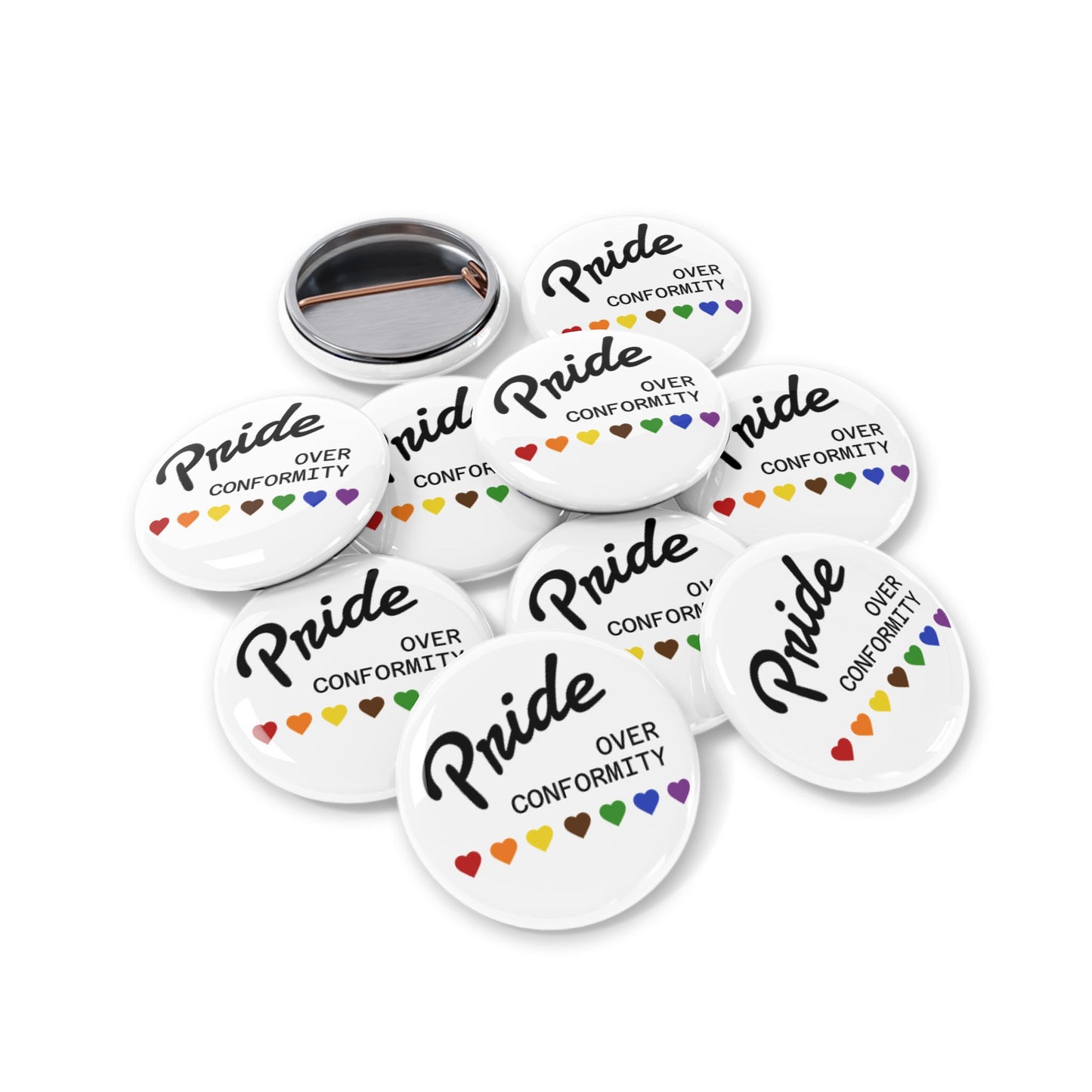 Pride Over Conformity — Round Pin