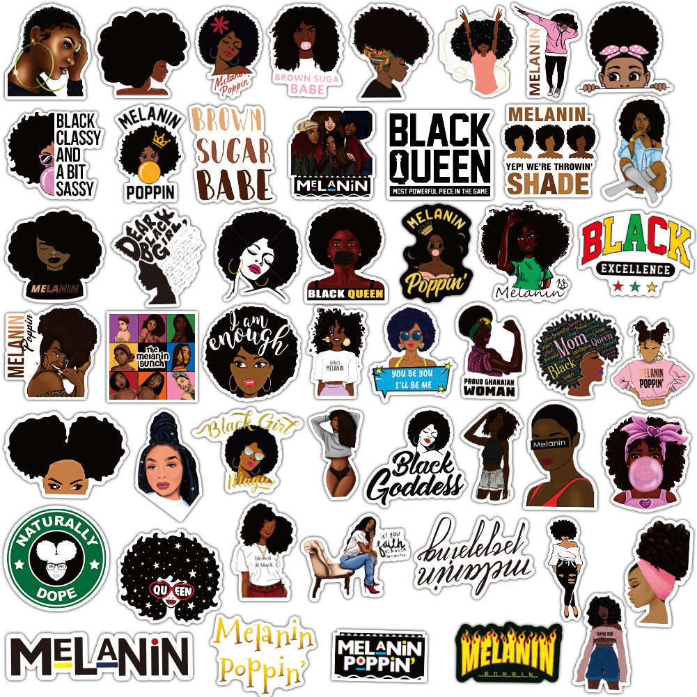 Inspirational Black Girl Sticker