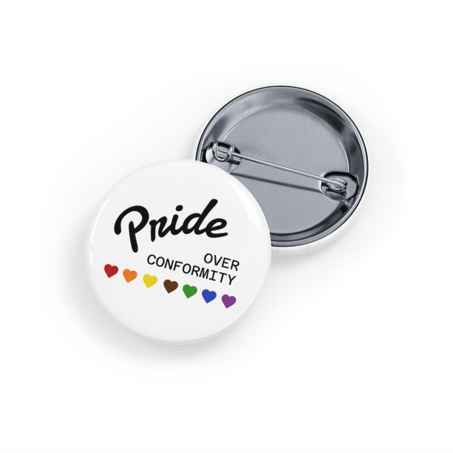 Pride Over Conformity — Round Pin