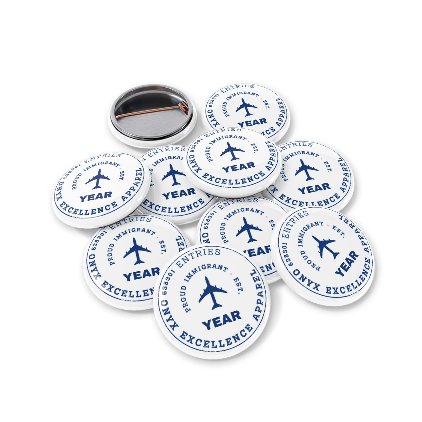 Proud Immigrant - Round Pin
