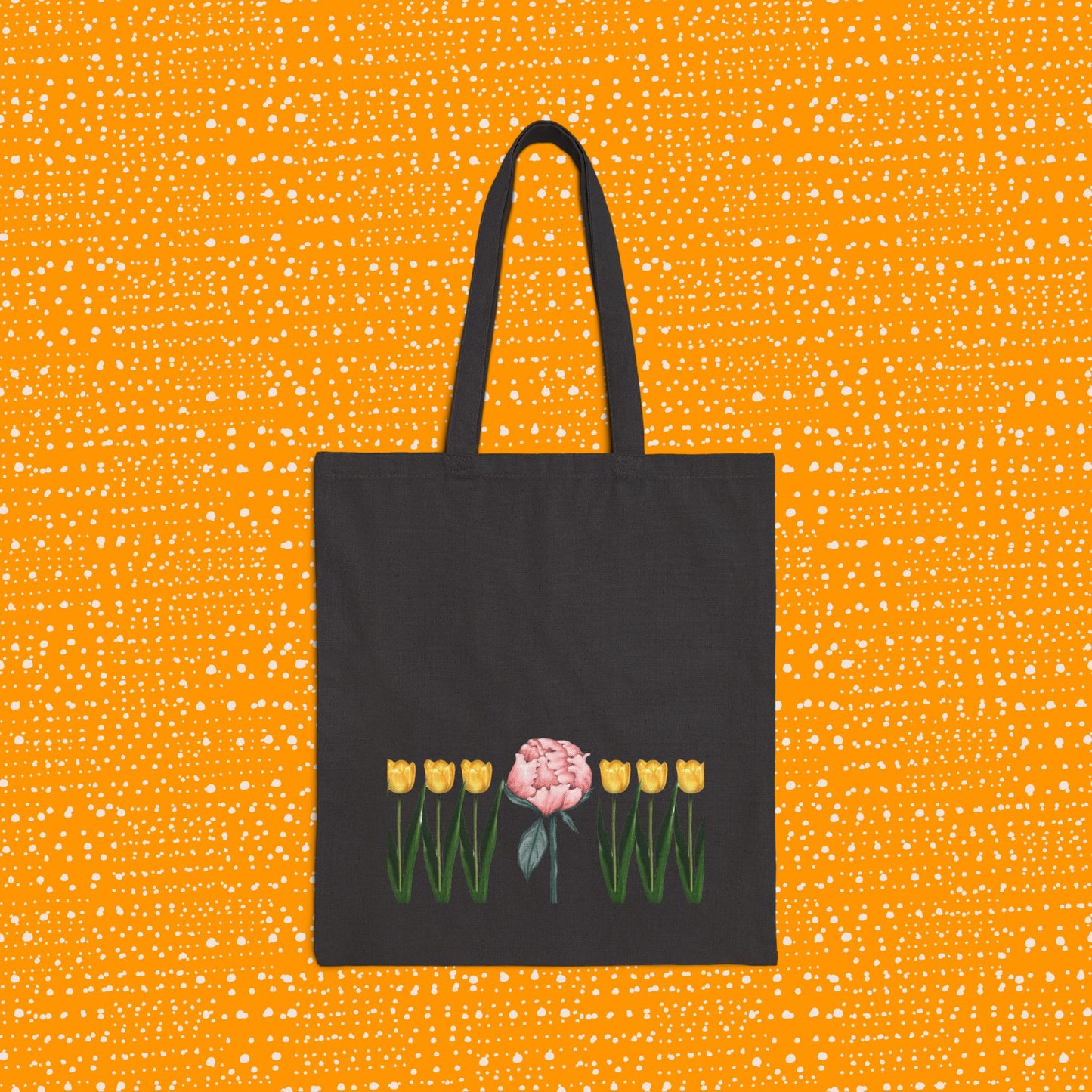 A Peony In A Tulip Garden - Tote