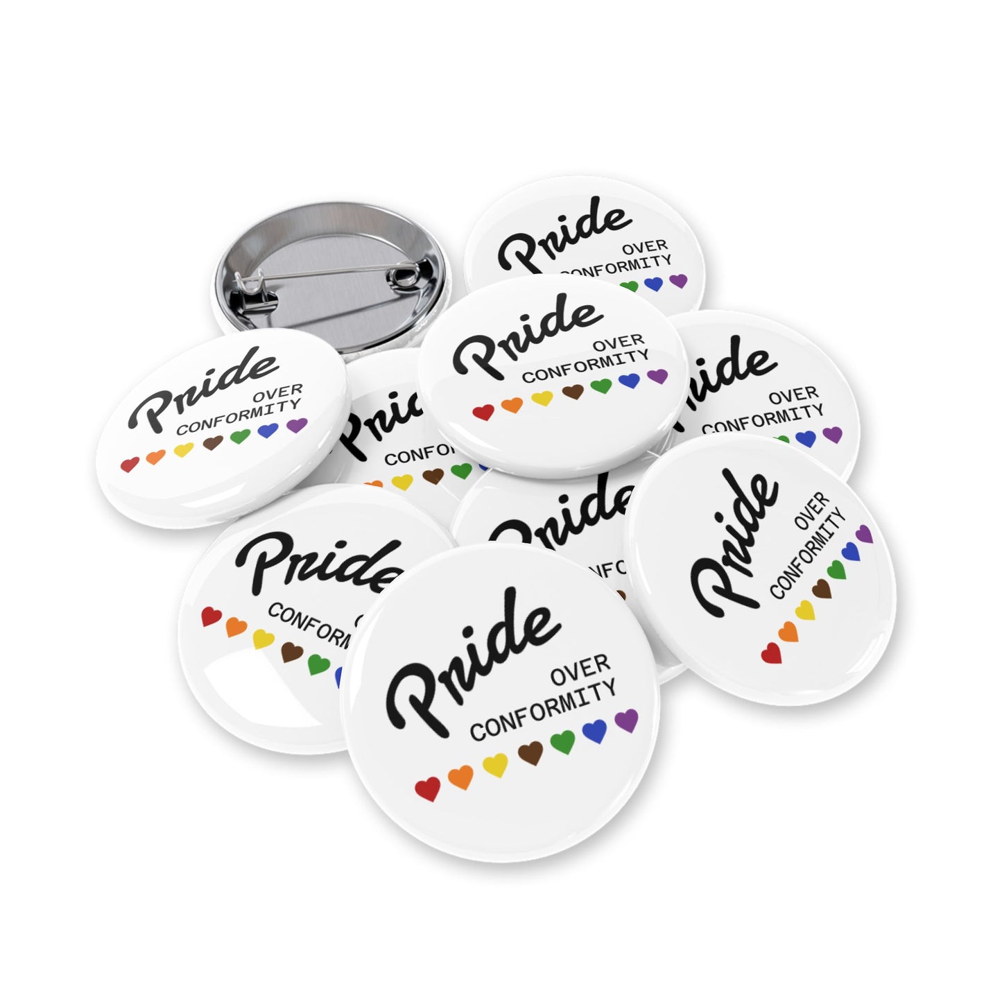 Pride Over Conformity — Round Pin