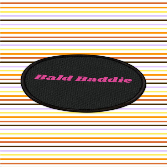 Bald Baddie - Iron-On Patch