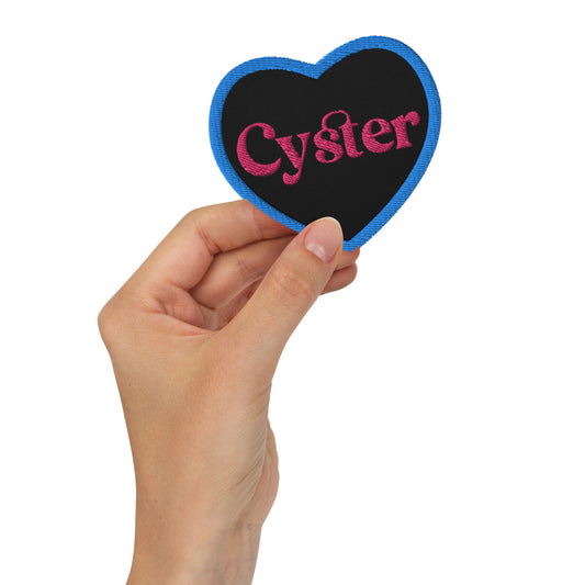 "Cyster" Embroidered Patches