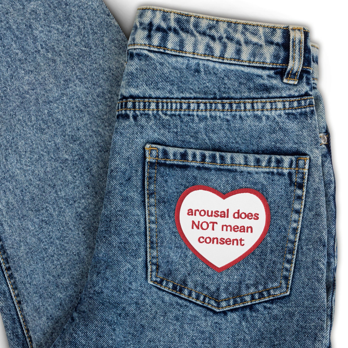 Lessons In Consent Embroidered Patches