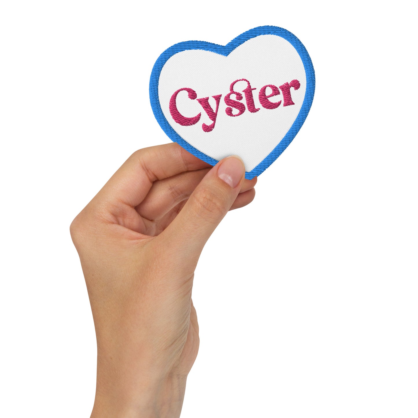 "Cyster" Embroidered Patches