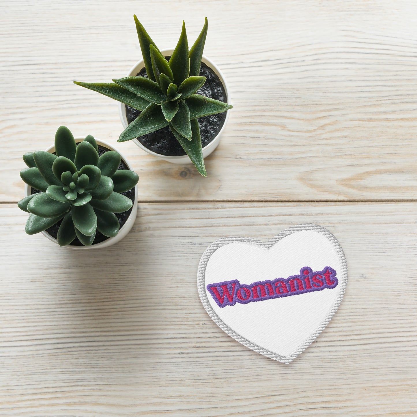 Womanist Embroidered patches