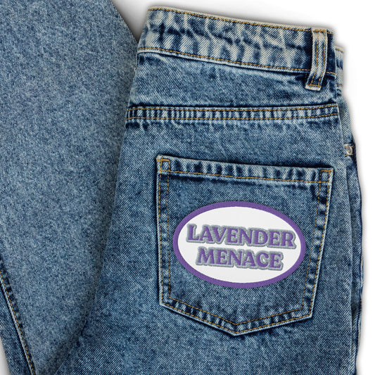 Lavender Menace Embroidered patches